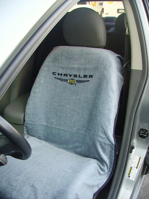 Seat Armour Slip On Seat Cover with Chrysler Logo